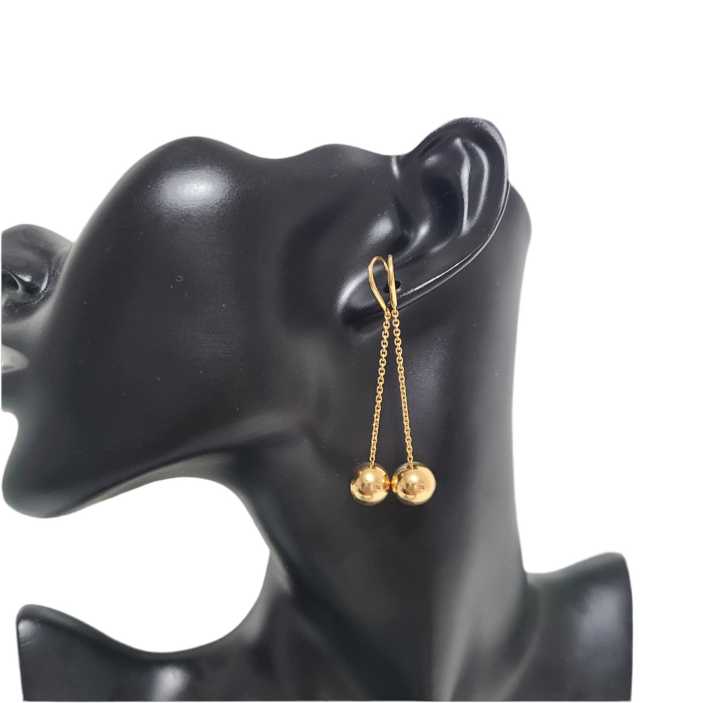 Tiffany Hard Ware Drop Earring 18K  Y/G