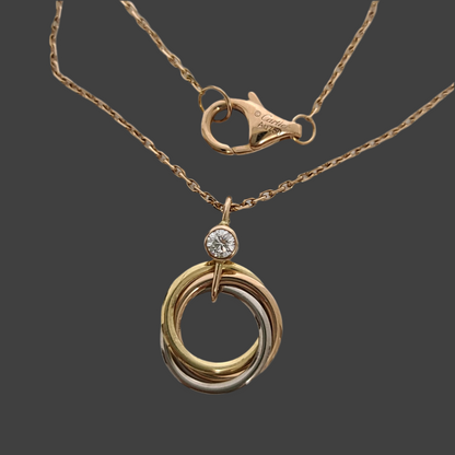 Cartier Trinity Pendant 1 Diamond