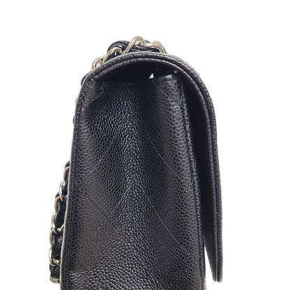 Chanel Maxi Double Flap Caviar – Silver Hardware