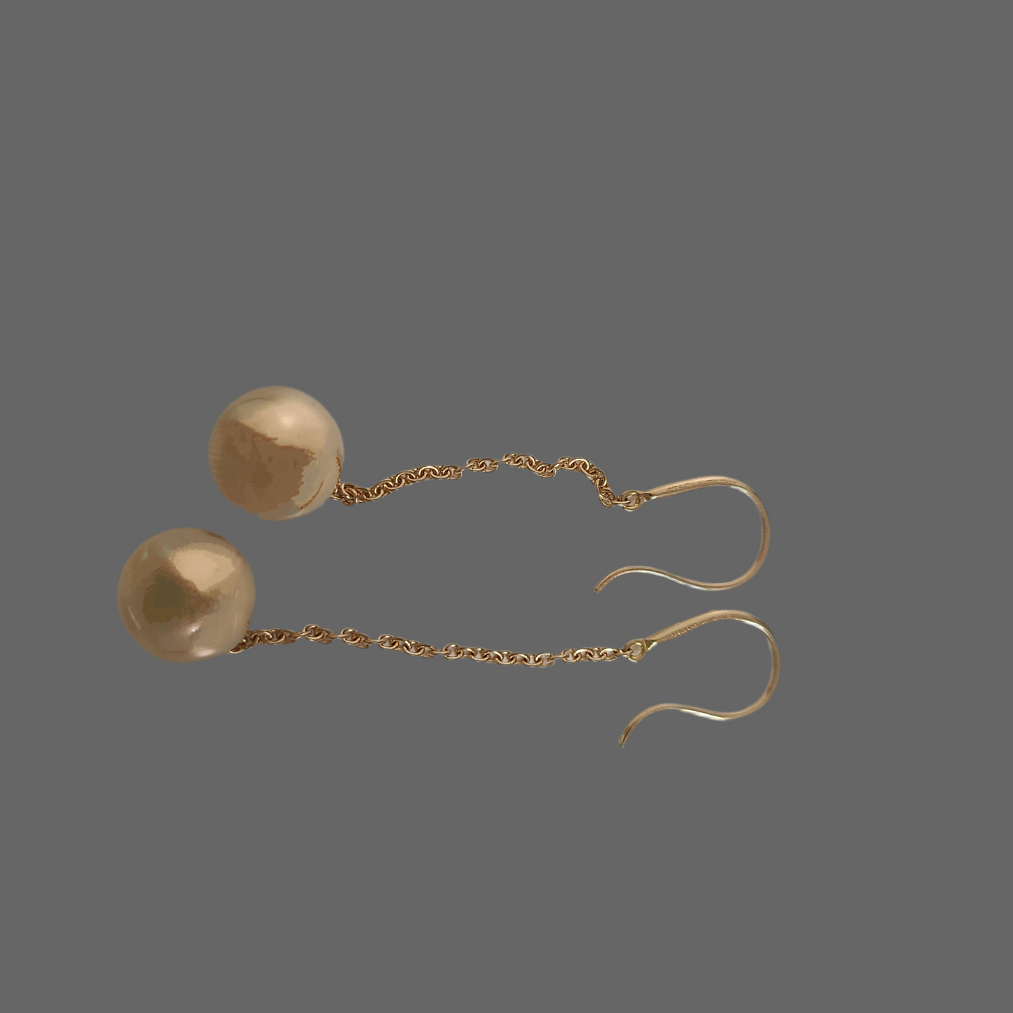 Tiffany Hard Ware Drop Earring 18K  Y/G