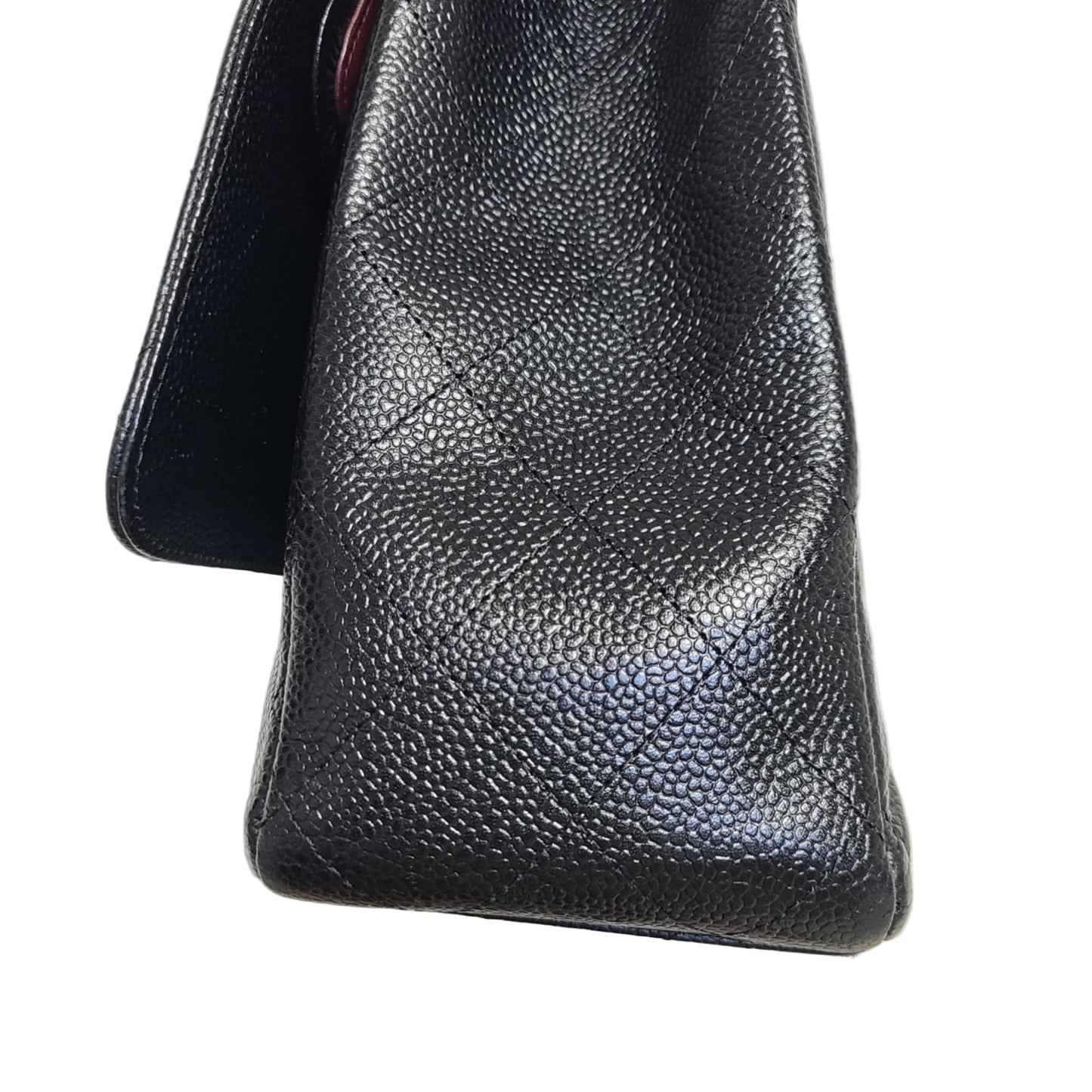 Chanel Maxi Double Flap Caviar – Silver Hardware