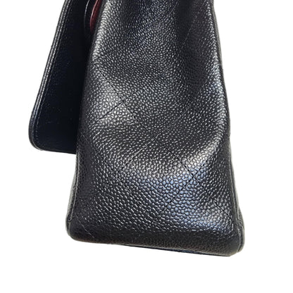 Chanel Maxi Double Flap Caviar – Silver Hardware