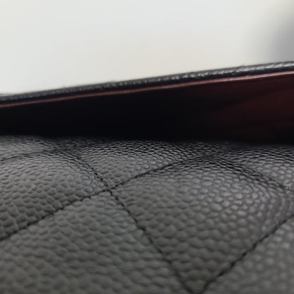 Chanel Maxi Double Flap Caviar – Silver Hardware