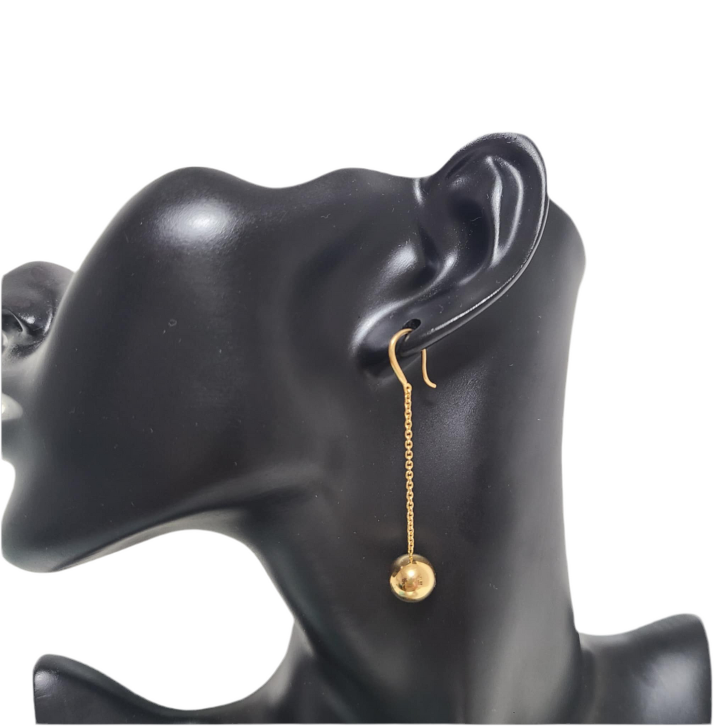Tiffany Hard Ware Drop Earring 18K  Y/G