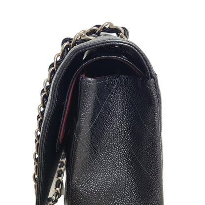 Chanel Maxi Double Flap Caviar – Silver Hardware
